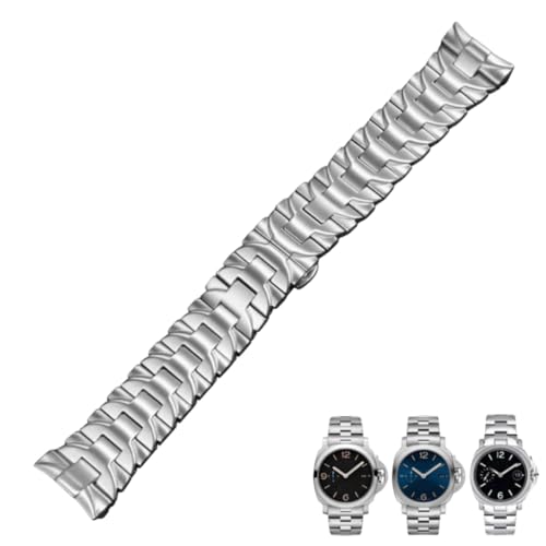 Bracelet Montre Extrémité Courbe en Acier Fixation Précise PAM0441 - 7