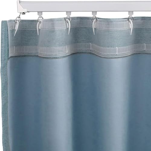 Singring Translucent Wave Curtain Pleat Tape with 100 Hooks, Ripple Fold Tape Nylon Drapery Header Tape for Window Treatments Curtain Pleated Drapes Making, Width 3.1" (10 Yards) by Singring - Image 4