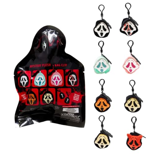 Image of Ghostface Keychain Ghost face Mystery Bag Ghostface Plush Horror Blind Box