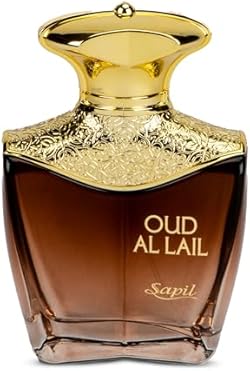 Sapil Oud al Lail Eau De Parfum 100ml, Affordable Luxury Unisex Perfume, Youthful Fragrance with Chamomile, Ap