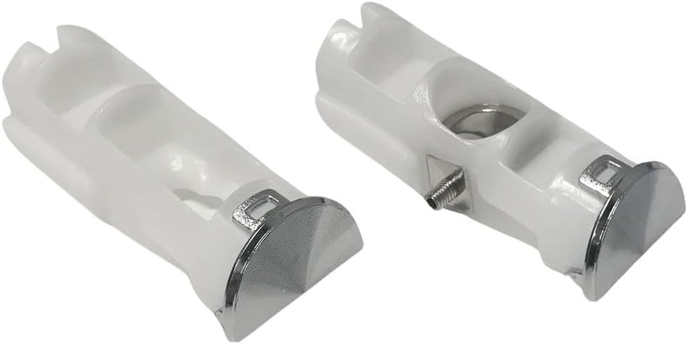 Freezer Handle Support Set Compatible with Samsung Model Numbers RF263BEAESR, RF263BEAESR/AA, RF263BEAEWW, RF263BEAEWW/AA