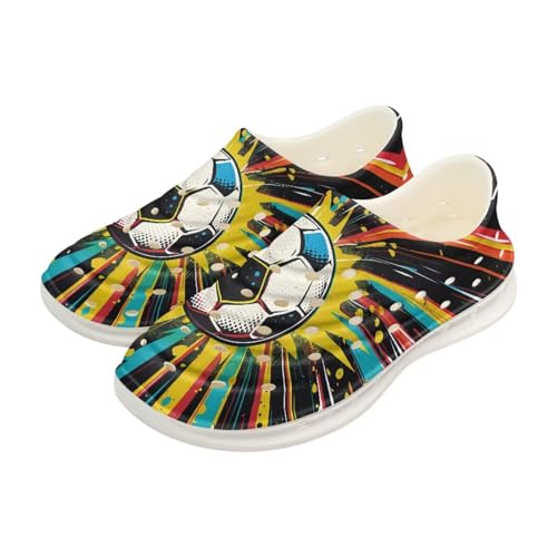 Cartoon Print Sandals for Boys Girls Kids Summer Quick Dry Sneakers Pool Beach Swim Water Shoes for Children