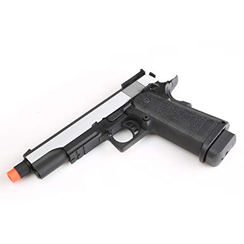 Hi-Capa 5.1 Green Gas Airsoft Pistol Dual Color Free Speed Loader Bbs And Gun Case [Airsoft Blowback] #TOP2
