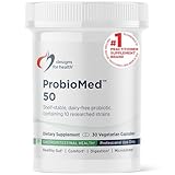 Designs for Health ProbioMed 50 - Probiotics for Digestive Health - 10 Strains with Lactobacillus acidophilus Probiotic + Lactobacillus rhamnosus - Gut Health + Immune Support Supplement (30 Caps)