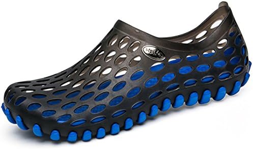 clapzovr Mens Sandals Shower Water Shoes Beach Swim Pool River Shoes Comfort Garden Clogs Blue 11 D(M) US