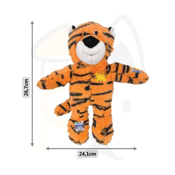 Kong Company 38750936: Wild Knots Dog Toy, Tiger Md/Lg Kong Company 38750936: Wild Knots Dog Toy, Tiger Md/Lg