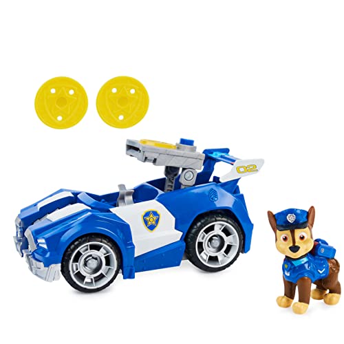 Paw Patrol, Chase’s Deluxe Movie Transforming Toy Car With Collectible Action Figure, Kids Toys For Ages 3 And Up #TOP1
