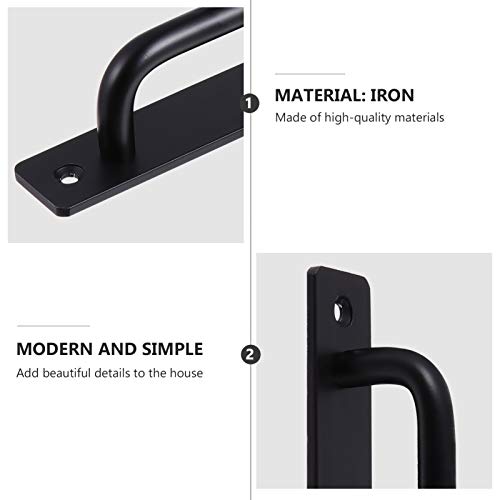 VILLCASE Furniture Modern Daily Black Granary in Handle Conveniente Door Use Celeiro para armário Pu