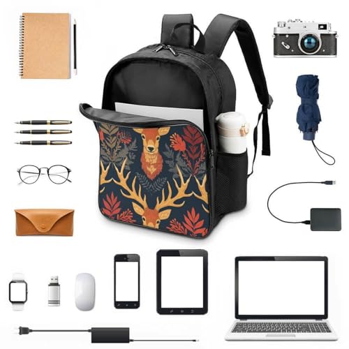 Sac à dos étudiant dessin animé Deer cartable imperméable 40cm léger