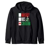 Drapeau de Noël Canadien de Montréal - Sapin de Noël canadien - Amour Sweat à Capuche