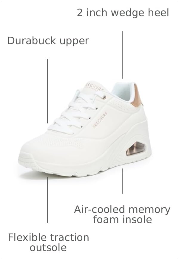 Image of Skechers Women's Uno Wedge - Hi Steps