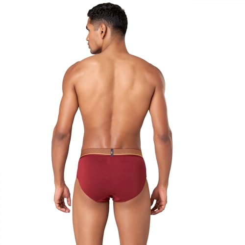 Image of Macroman M-Series MW Signature Collection By Rohit Bal Premium Supima, Modal, Spandex Mens Briefs