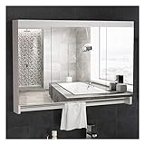 ~ Moderno y de diseño refinado - a diferencia de espejos de baño tradicionales que se ven viejas y anticuadas, los nuestros se jacta de un diseño sin marco que da a su baño un aspecto liso y aerodinámico