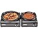 Crockpot 5 quart oval plus 2 quart round hookup SCCPMDPK25-CH BLACK