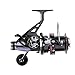 Carrete de pesca giratorio HQ8000, para carpas grandes, para cebo, doble freno...