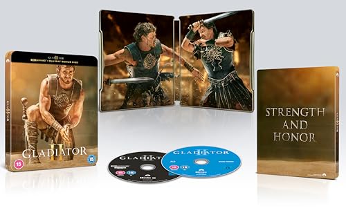 Gladiator II 4K UHD Steelbook [Blu-ray] [Region A & B & C] by Paramount Home Entertainment - Used condition - US$27.45