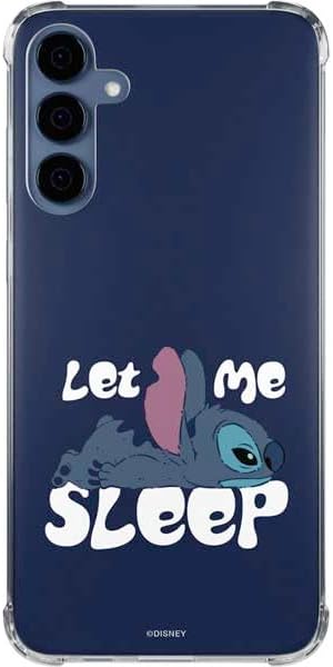 Skinit Clear Phone Case Compatible with Galaxy S24 - Officially Licensed Disney Lilo and Stitch Stay Weird Design