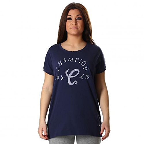 T-shirt Champion maxi bleu fini les hauts trop courts