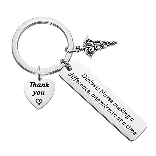 Gzrlyf Dialysis Nurse Keychain Dialysis Nursing Gifts Thank You Gifts For Nurse Dialysis Tech Gifts Nephrology Nursing Gift (Dialysis Nurse Keychain) #TOP11