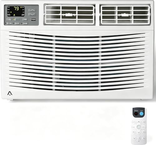 GarveeHome 10000 BTU Window Air Conditioner with WiFi Up to 450 Sqf for Small Rooms with Cooling Remote & 4 Fan Speed Quiet Operation Perfect for Small Bedroom or Living Room White
