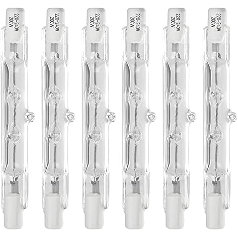 Haraqi 6 Pack 200W Dimmable Halogen Bulbs Cover