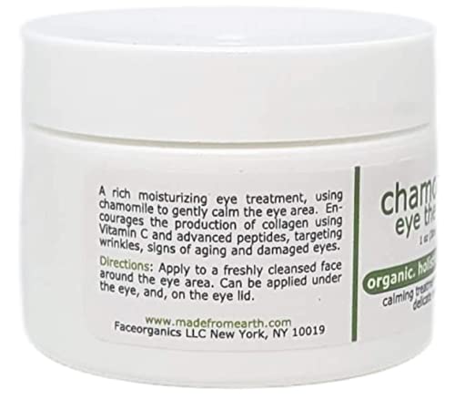 Chamomile Organic Eye Cream - Anti Aging Wrinkle Therapy With Avocado And Vitamin C #TOP1