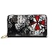 Produktbild Leder Clutch R_esident E_vil Brieftasche Geldbörse RFID Reißverschluss Frauen Wristlet Geldbörsen Tasche Telefon Kreditkarteninhaber Organizer Clutch Wallets