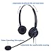 Audicom H201CSB Binaural Call Center Headset Headphone with Mic for Cisco Unified Telephone IP Phones 7931G 7940 7941 7942 7945 7960 7961 7962 7965 7970 and M10 MX10 Vista Modular Adapters