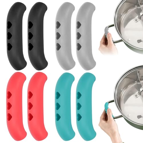 8 Agarres De Silicona Para Ollas, Agarraderas De Silicona Para Guantes, Agarraderas De Silicona