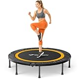 MERACH Mini Trampolino Fitness per Adulti - Trampolinos Pieghevole da 40