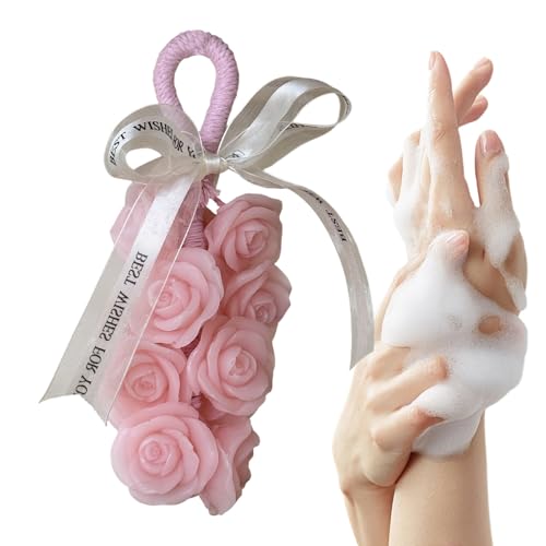 Gel Douche,Nettoyant Naturel À La Rose Fait Main | Savon de Toilette aux Fleurs,Pour Les Hommes Les Femmes Les Les Le Visage La Douche L Hygiène De La Peau La Santé Le Ménage