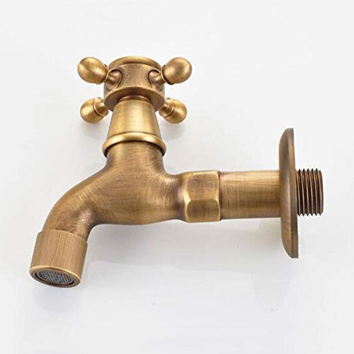 Robinet antique pour petit lave-mains : la solution eau froide rétro
