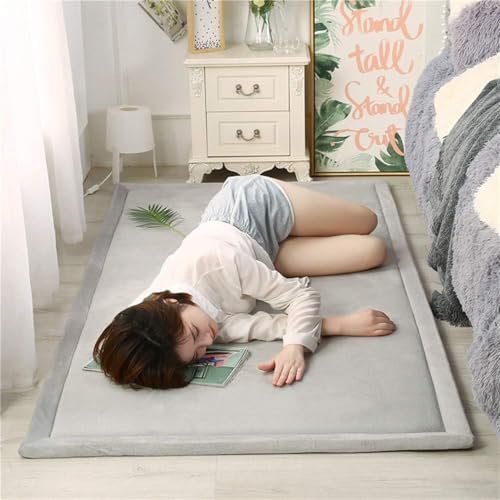 Tapis antidérapant violet en velours éponge résolvant le problème des sols froids - 5