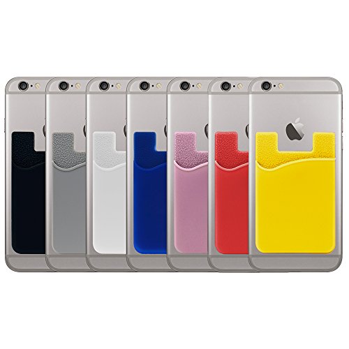 Phone Card Holder, Shanshui 3 Pack Credit Card Holder For Back Of Phone Compatible For Iphone 13, 12 And Most Smart Phones - Red #TOP5