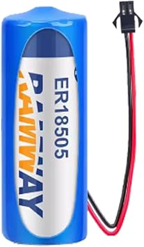 Nuboxx 1-Pack ER18505 3.6V 4000mAh with SM Black Plug A Size PCL Li-SOCL2 Battery Non-Rechargeable Lithium Battery