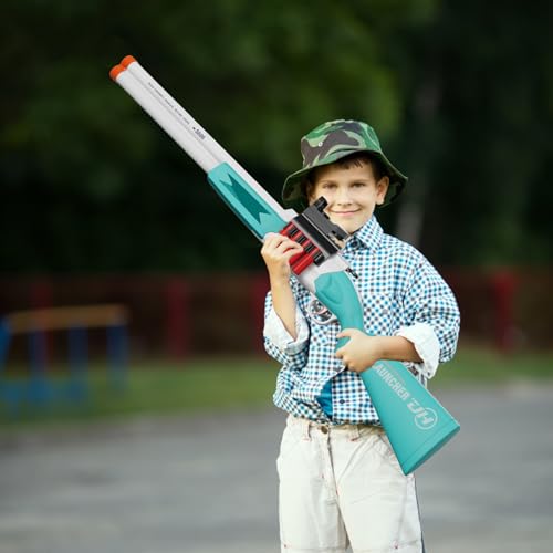 Toy Gun Double Barrel Shotgun Toy with Ejecting Shells and 40 Soft Bullet Darts, Toy Foam Blaster Foam Dart Blaster with Scope for Kids, Youth, Teen, Boys-Holiday for 8-12 Year-Greener by Satlwe - Used condition - Image 6