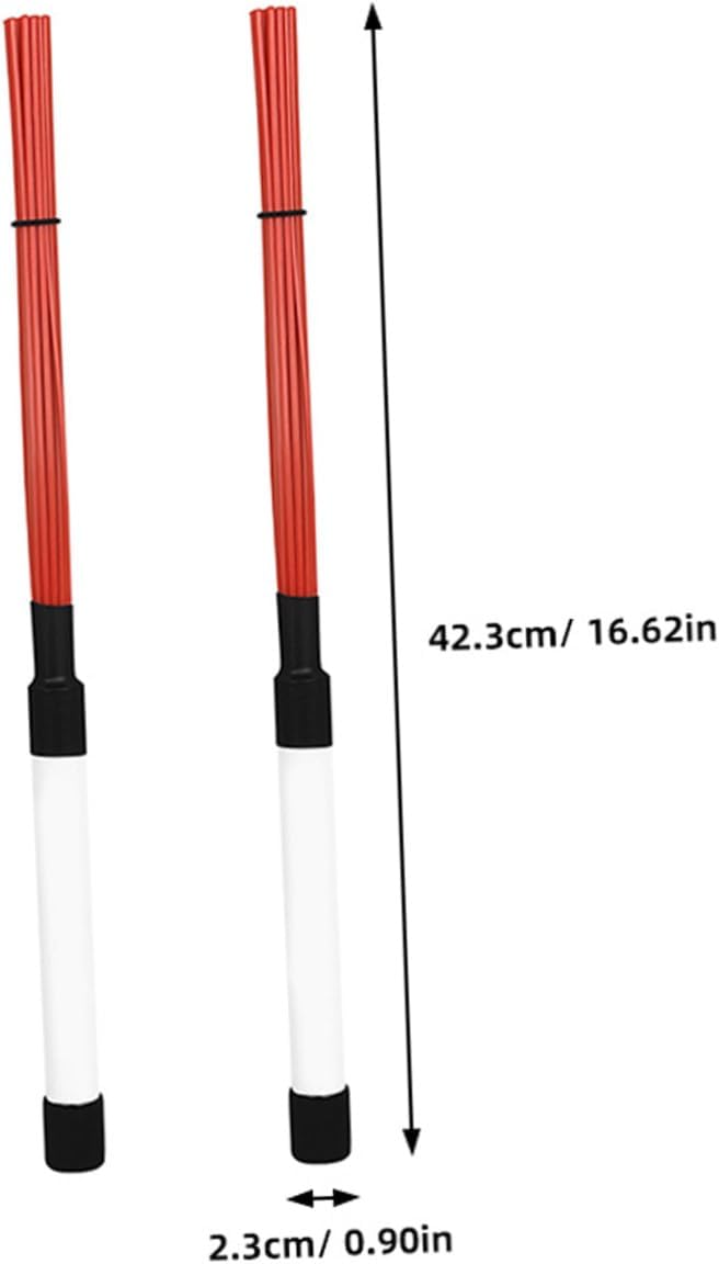Drum Stick Brush for Percussion Instruments Nylon Abs Handle Drum Accessory