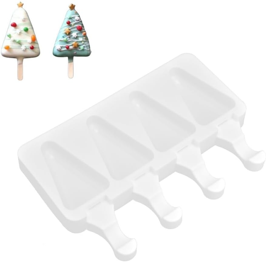 4-Pack Ice Bar Mold – Heat-Resist Silicone for Ice Cream Making, Reusable Freezer & Dishwasher Safe Kitchen DIY Tool(2#)