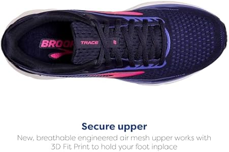 Brooks Trace 2 - Chaussures Running Femme - Bleu/rose - Pointure 5.5 UK (38.5 EU)