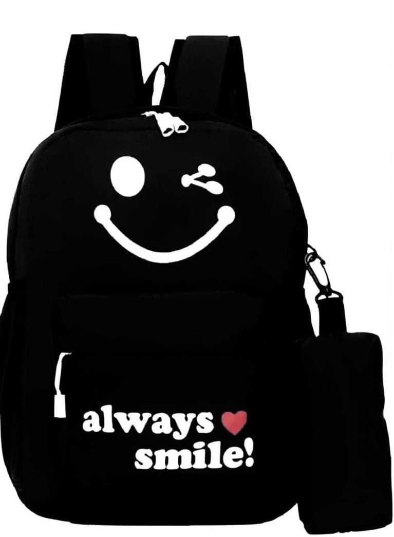 Medium 15 L TUITION BAG AND COLLEGE BAG FOR GIRLS STYLISH AND TRENDY LIGHTWEIGHT BACKPACKS (BLACK) (B0D3HWSBX2) Amazon Price History, Amazon Price Tracker