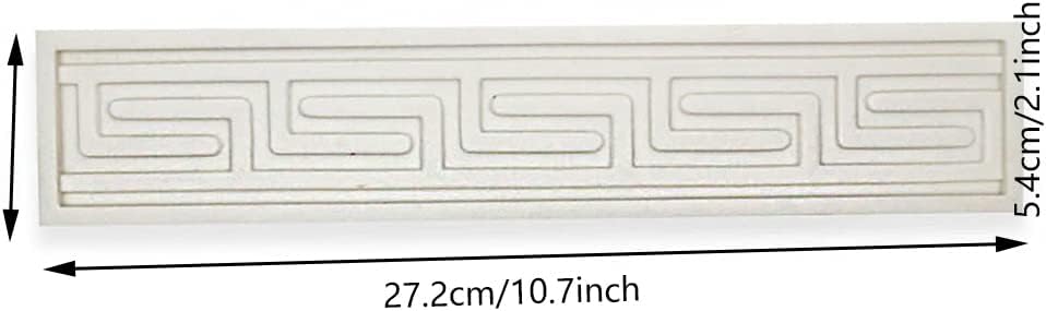 Relief Strip Line Lace Silicone Mold Baroque Polymer Clay Mold