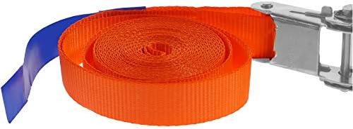 4 x 800kg 4m Ratchet tie down lashing straps 1-piece tensioning belts ratchet straps