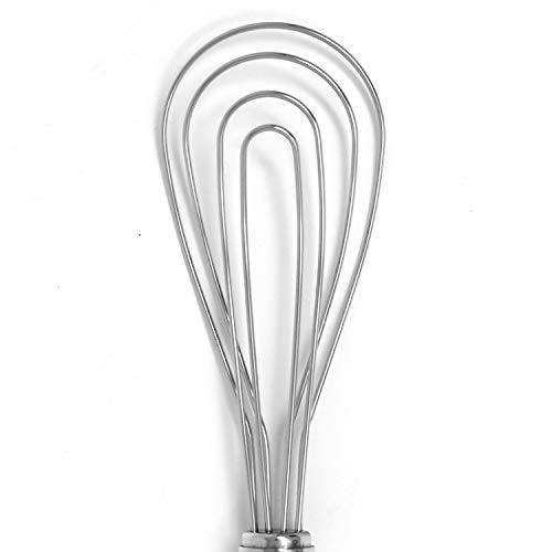 Norpro 2317 Flat Oval Whisk Stainless Steel, 9-Inch, Silver #TOP4