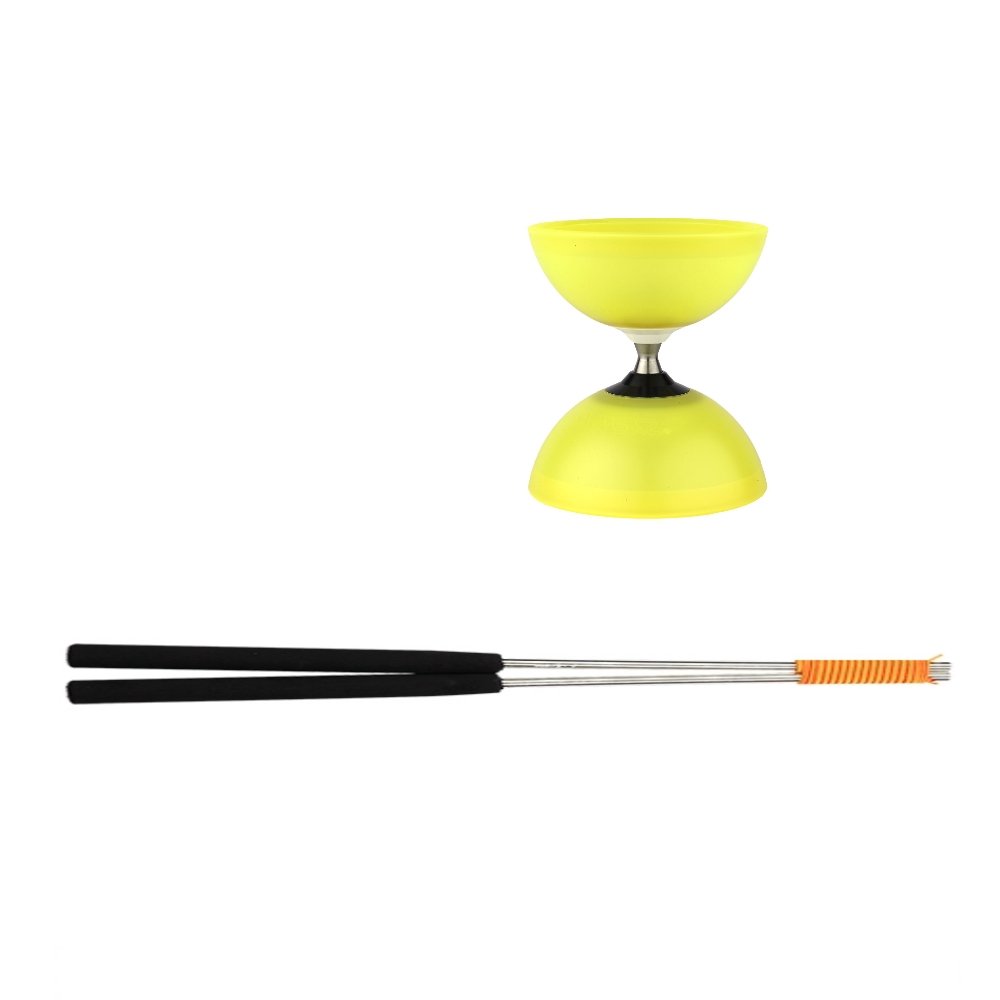 Henrys J04052-05 - Yo-Yo, diábolo Visión Libre Determinado, Incluidas Las Barras de Mano, Amarillo