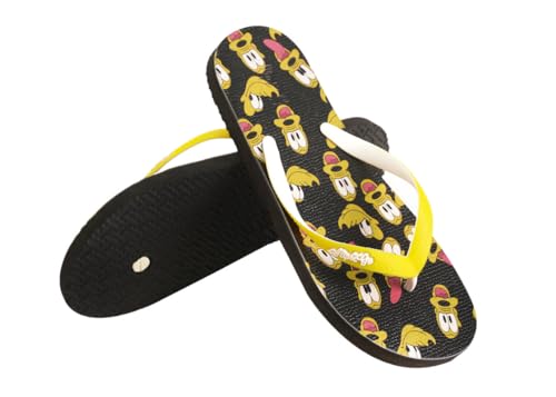 شبشب حريمي من سليب اند جو مريح، 38/39، أسود-أبيض-جرابيل