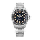 watchdives WD5513M Vintage Sub Dive Men Watch, 9015 90S5 Automatic Mechanical Luxury Diving Watches, 40.7 mm Domed Sapphire Crystal Wrist Watch, 20 Bar Waterproof Diver Watch
