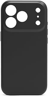 三位一体 替换品 [NUNO] 磁吸式配件 背面硅胶皮革保护套 iPhone18ProMax/17ProMax用 TR-IP26L3-NNSL-SIBK