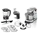Produktbild Bosch Küchenmaschine Serie 8 MUM9DT5S41, Edelstahl-Schüssel 5,5 L, integrierter Timer, ohne Waage, diverses Zubehör, Planetenrührwerk, Profi-Knethaken, Schlag-, Silikonbesen Edelstahl, 1600 W, silber
