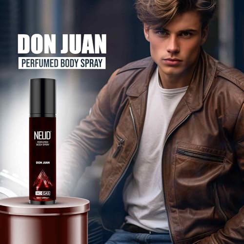 Image of NEUD 120ml Don Juan Deodorant for Men, Perfume Body Spray, Deo Gift Set for Men, Fresh & Long Lasting Fragrance, No Gas - Pack of 1