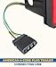 UBOG Trailer Hitch Covers,Hitch Light,Car Accessories Trailer Hitch Light,Square Tow Hitch Covers,Hitch Lights 2 Inch Receiver,with 12 Led Red Brake Light, Suitable for Towing Truck RV and SUV